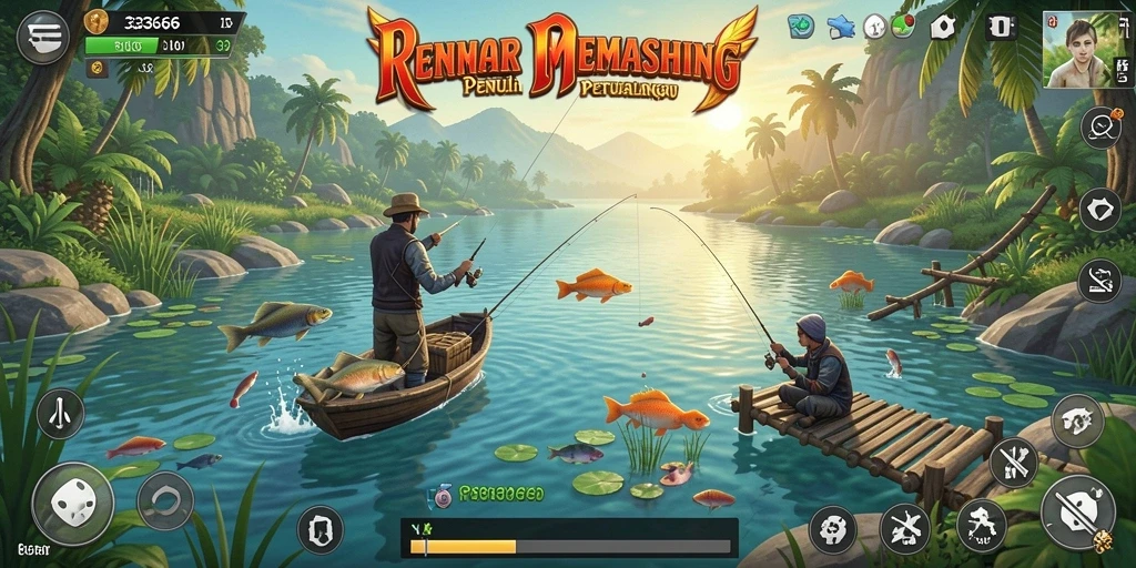 Tampilan menarik dalam permainan Fishing 333666 dengan berbagai jenis ikan.