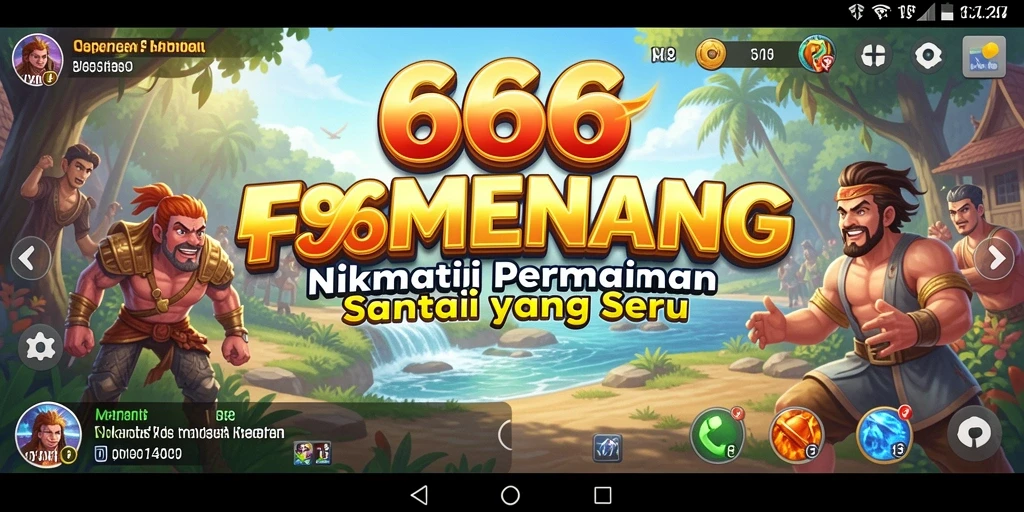Tampilan gameplay seru dari 666MENANG yang menghibur.