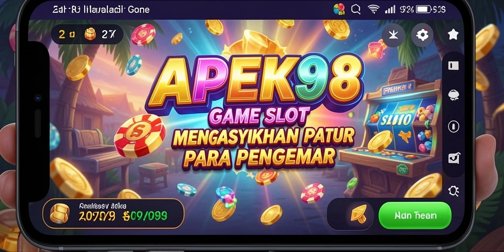 Screenshot gameplay APEK88 yang menampilkan gulungan slot.