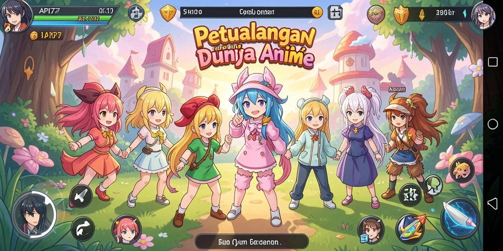 Tangkapan layar menampilkan aksi seru dalam game API77.