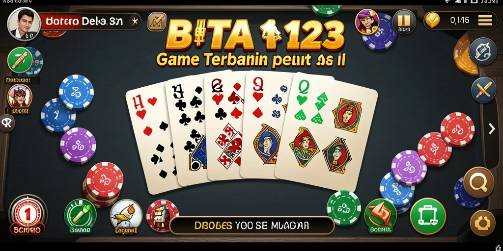 Tangkapan layar gameplay BATA123 yang menunjukkan aksi seru dalam permainan Domino.