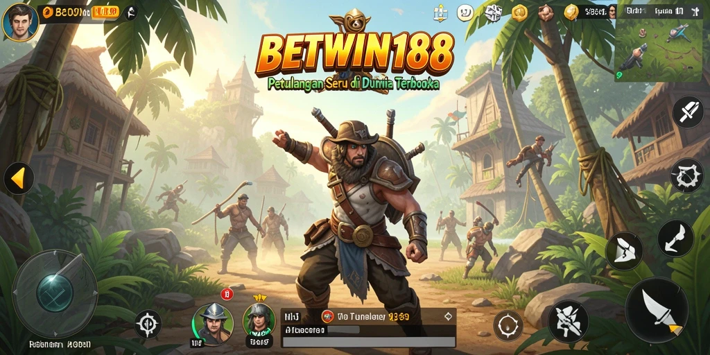 Gameplay seru di dunia terbuka yang luas dan interaktif.