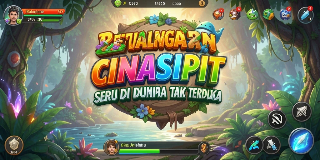 Cuplikan gameplay CINASIPIT yang menampilkan petualangan yang mendebarkan.