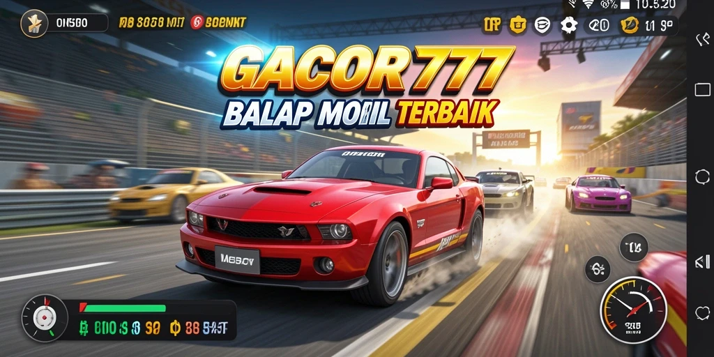 Tangkapan layar GACOR777 menunjukkan aksi balap yang mendebarkan dan grafik memukau.