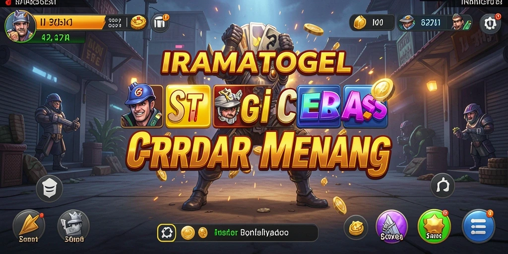 Tampilan gameplay <strong>IRAMATOGEL</strong> yang menegangkan dan penuh strategi.