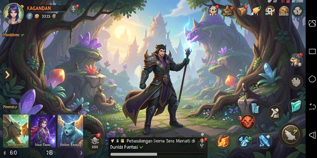 Tampilan seru gameplay KAGANDAN dalam dunia petualangan.