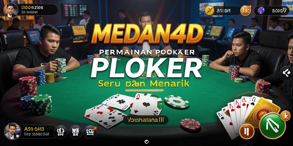 Tampilan gameplay yang menarik dalam permainan poker.