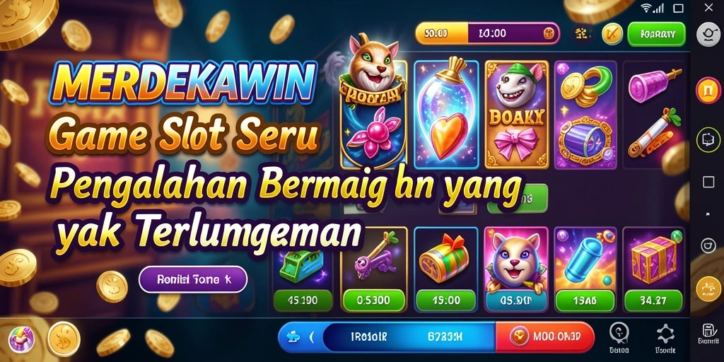 Screenshot gameplay <strong>MERDEKAWIN</strong> menampilkan suasana dan fitur menarik dari game Slot.