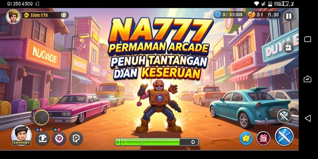 Tampilan gameplay seru dalam NA777 dengan berbagai level tantangan.