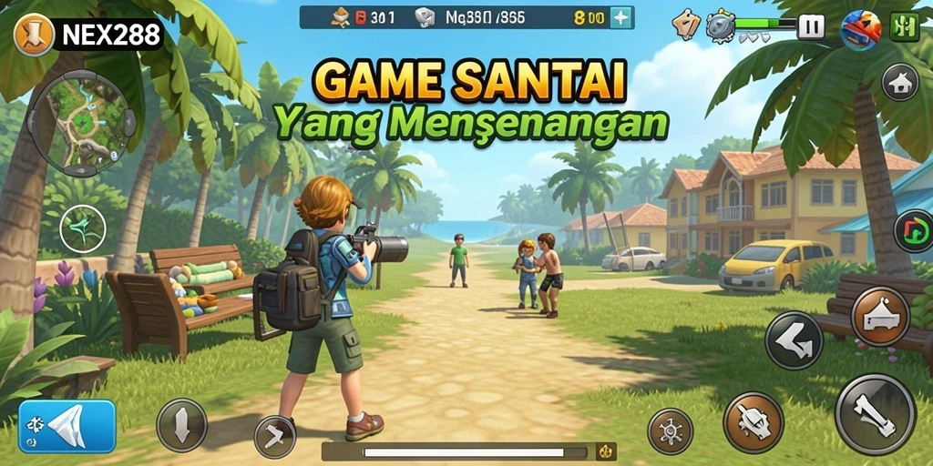 Tampilan gameplay NEX288 yang menarik dan penuh warna.