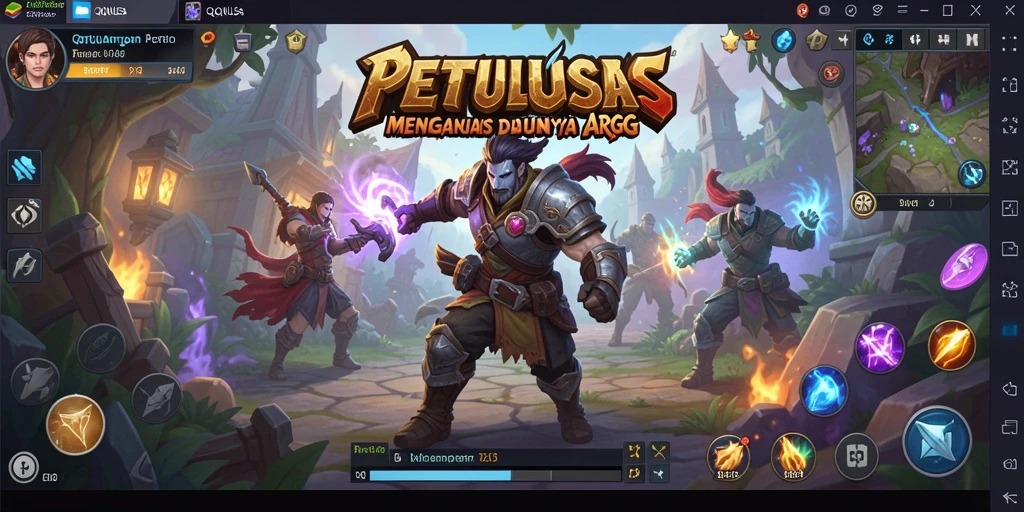 Gameplay menegangkan dalam petualangan ARPG QQNUSA.