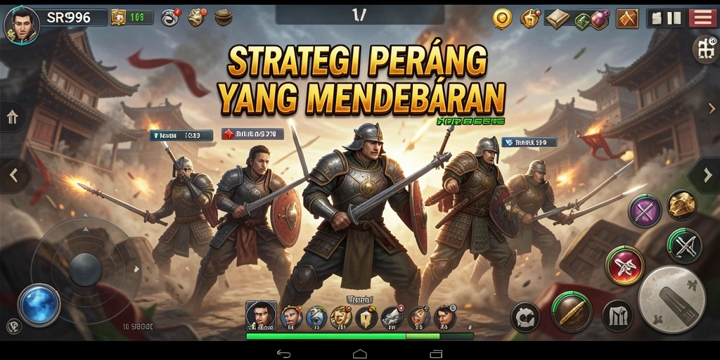 Menampilkan aksi pertempuran strategis dalam SR996.