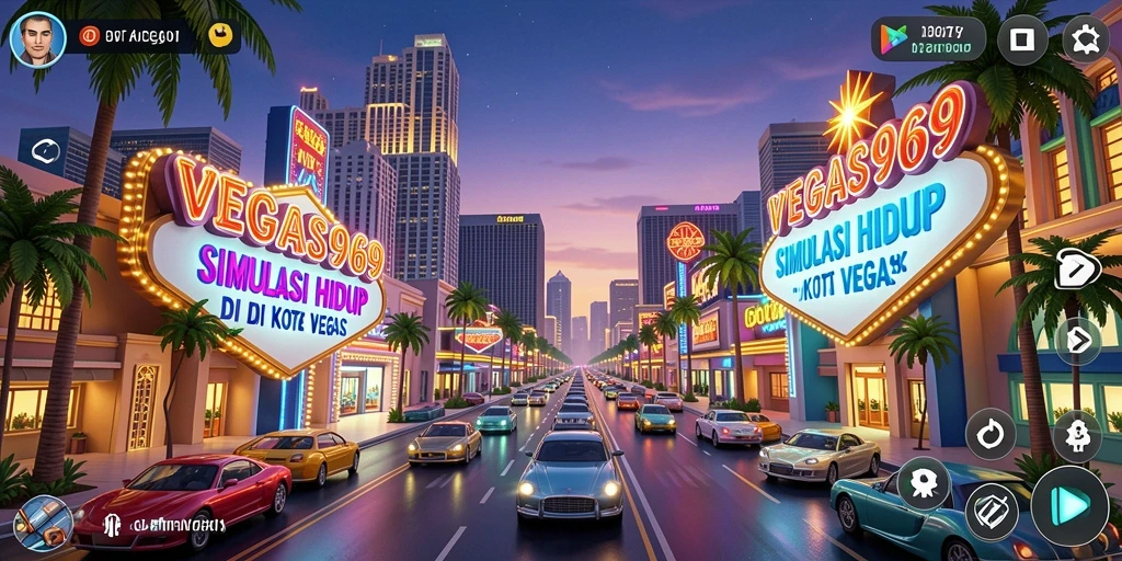 Tampilan gameplay seru dan interaksi sosial di VEGAS969.